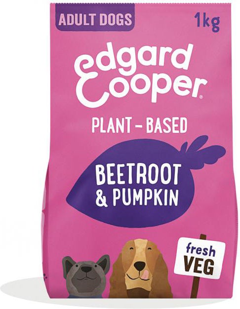 Edgard & Cooper hondenvoer plantaardig rode biet adult 1 kg