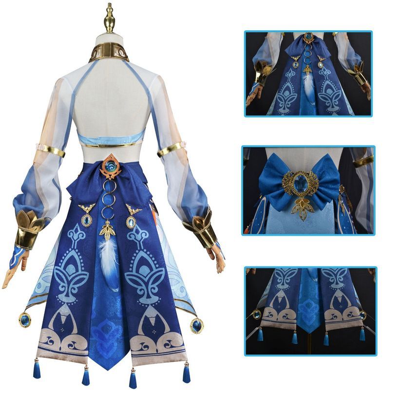 Custaplayu - Genshin Nilou Cosplay Kostuumset
