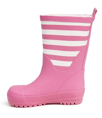 Nordbjørn Dunder Fôrede Gummistøvler, Fuschia/White