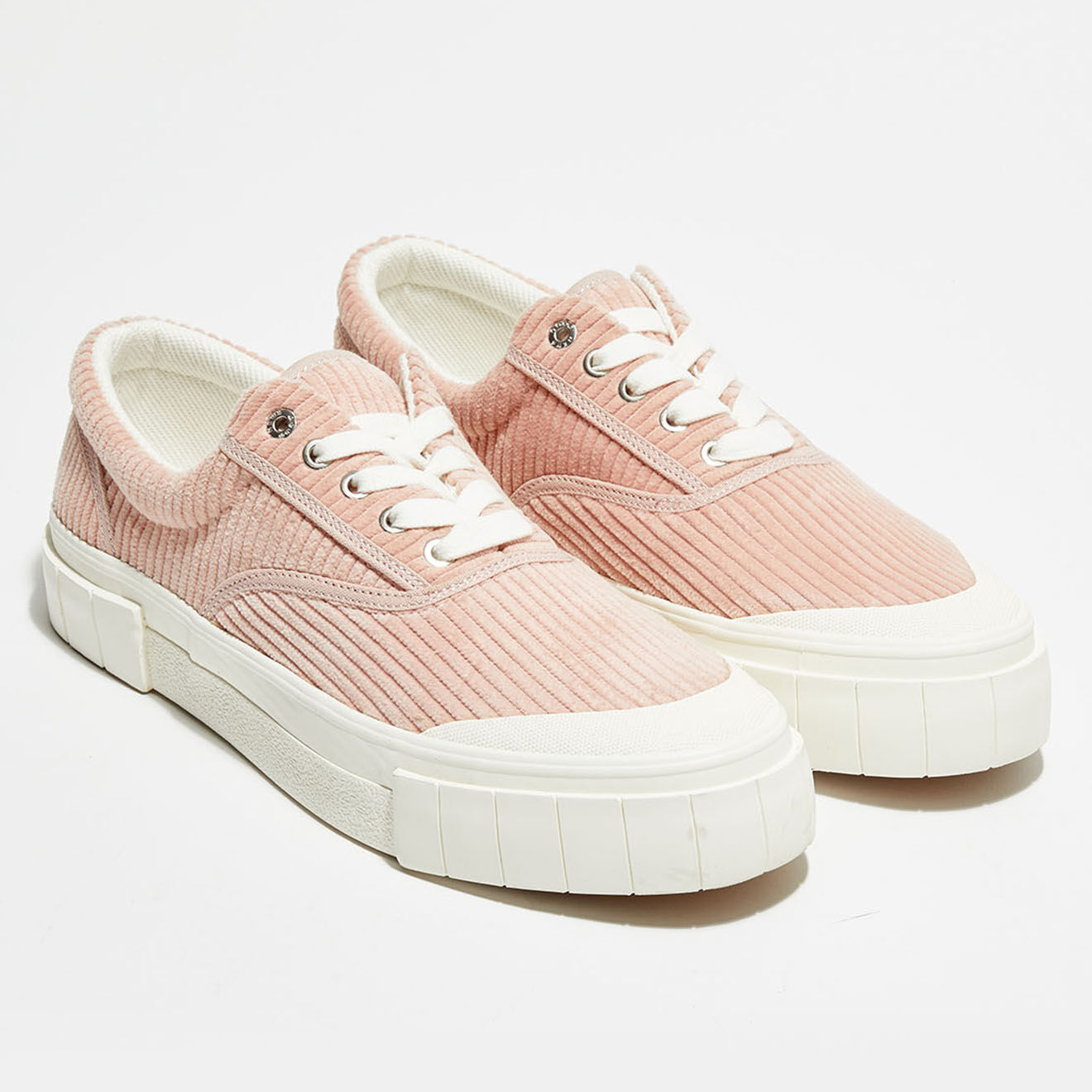 Good News Sneakers en Coton biologique Corduroy roses