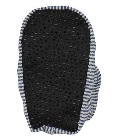 Melton Hausschuhe - Striped - Dark Denim