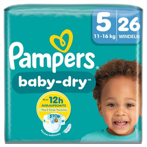 Pampers Baby-Dry Windeln Gr.5, Single Pack, 11-16kg