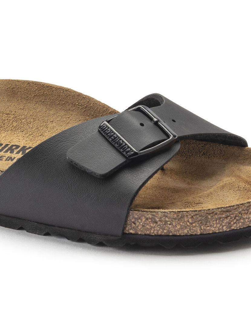 Madrid Birko-Flor Sandals Black Narrow