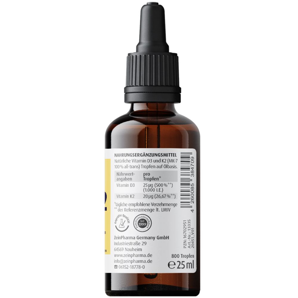 ZeinPharma® Vitamin D3+K2