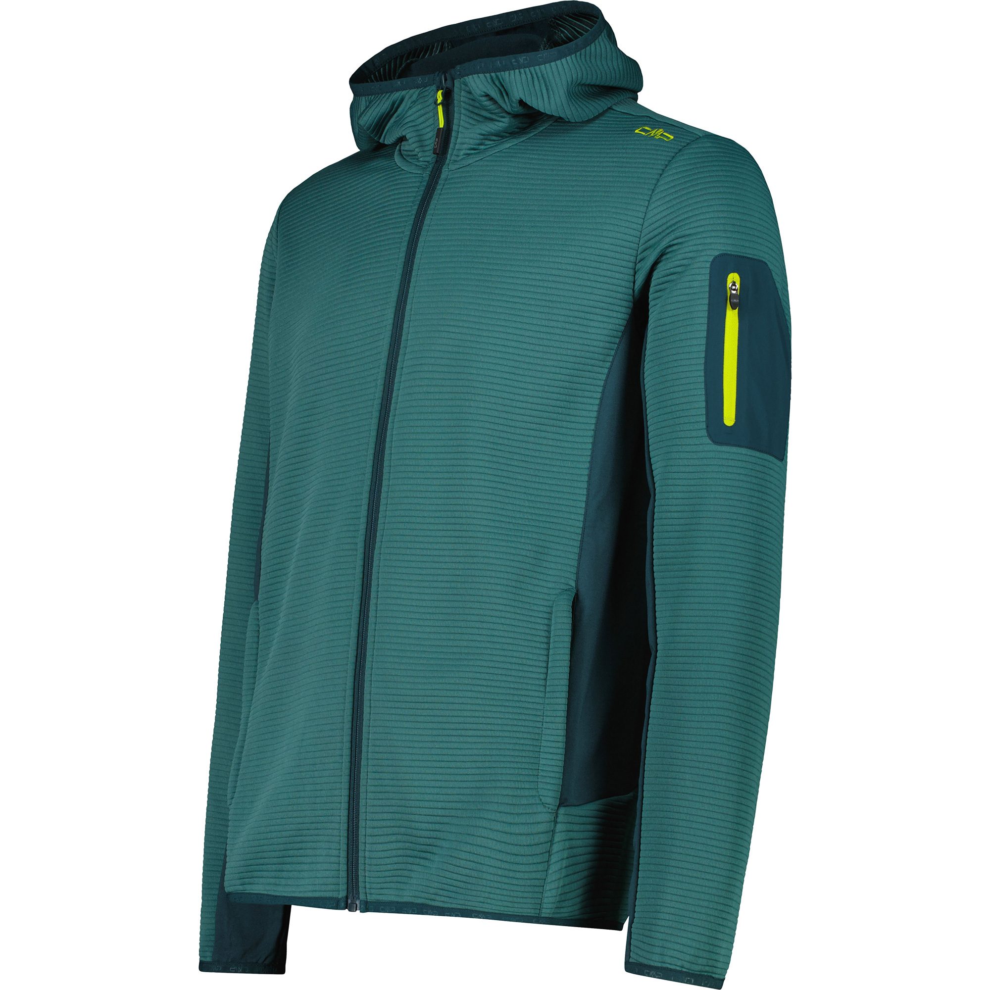 CMP Fix Hood Fleecejacke Herren lichen