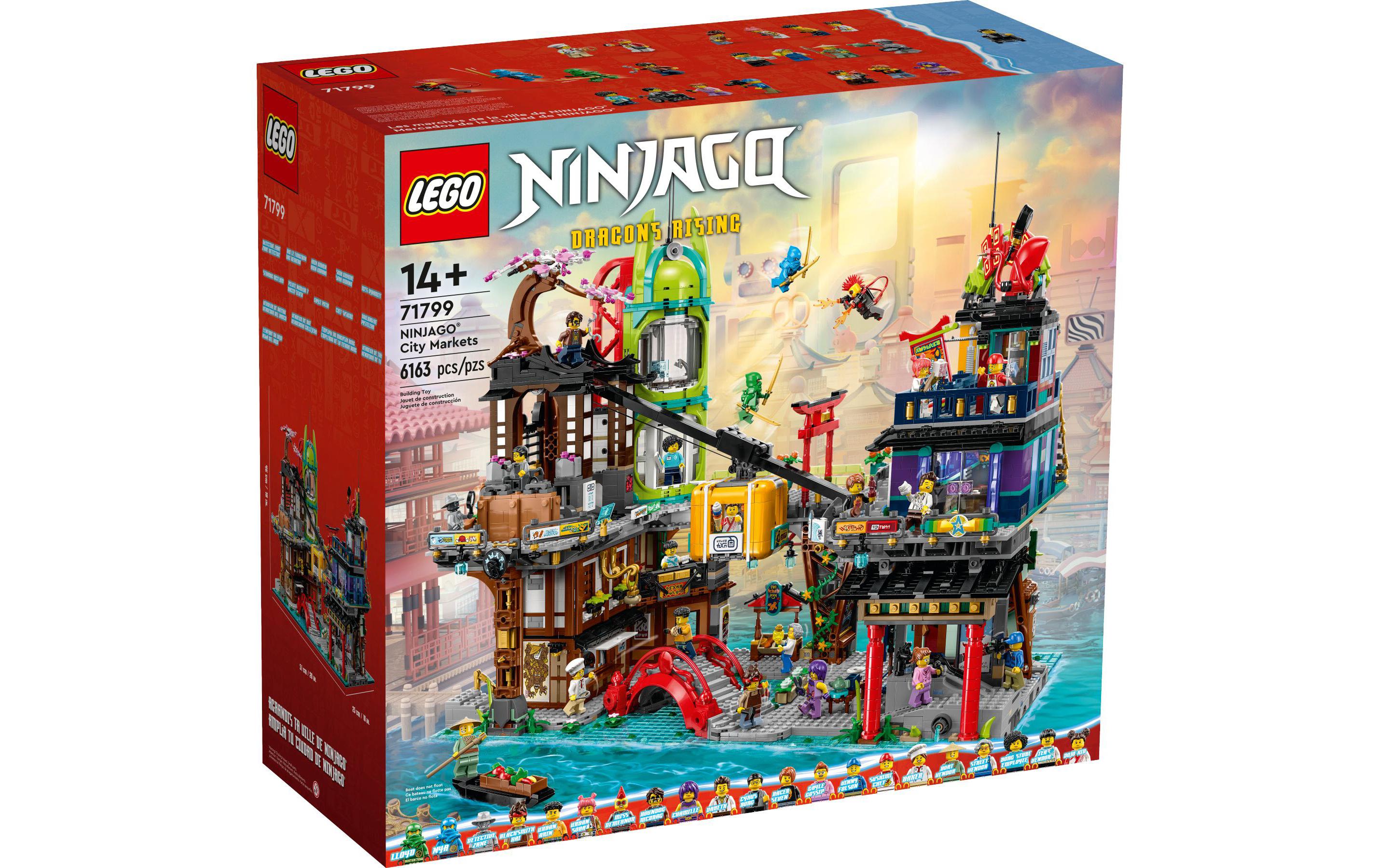 Ninjago Die Märkte von Ninjago City 71799<br>Ultimatives Bauerlebnis mit mehr als 6000 Teilen