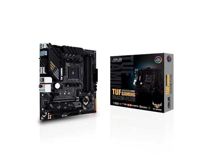[OUTLET] - ASUS TUF GAMING B550M-PLUS - Bundkort - micro ATX - Socket AM4 - AMD B550 Chipset - USB-C Gen2, USB 3.2 Gen 1, USB 3.2 Gen 2 - 2.5 Gigabit LAN - onboard grafik (CPU påkrævet) - HD Audio (8-kanaler)