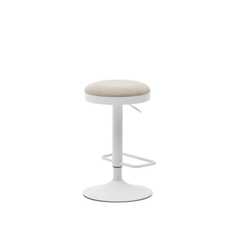 Kave Home Zaib verstelbare barkruk 58/80 beige