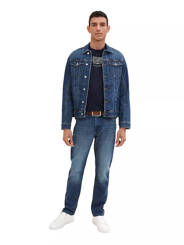 TOM TAILOR T-Shirt Regular Fit blau