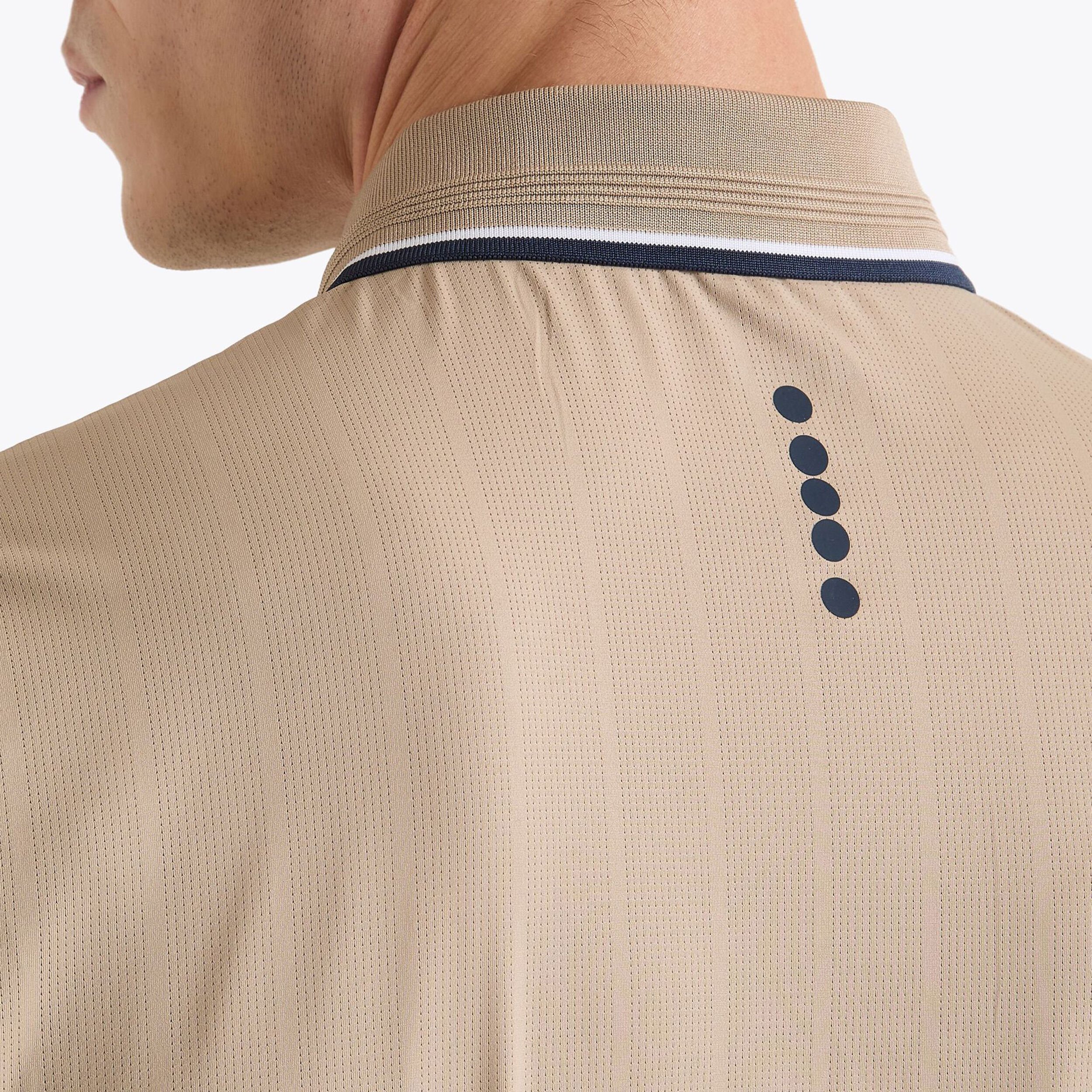 Diadora Icon Polo Hommes - Beige