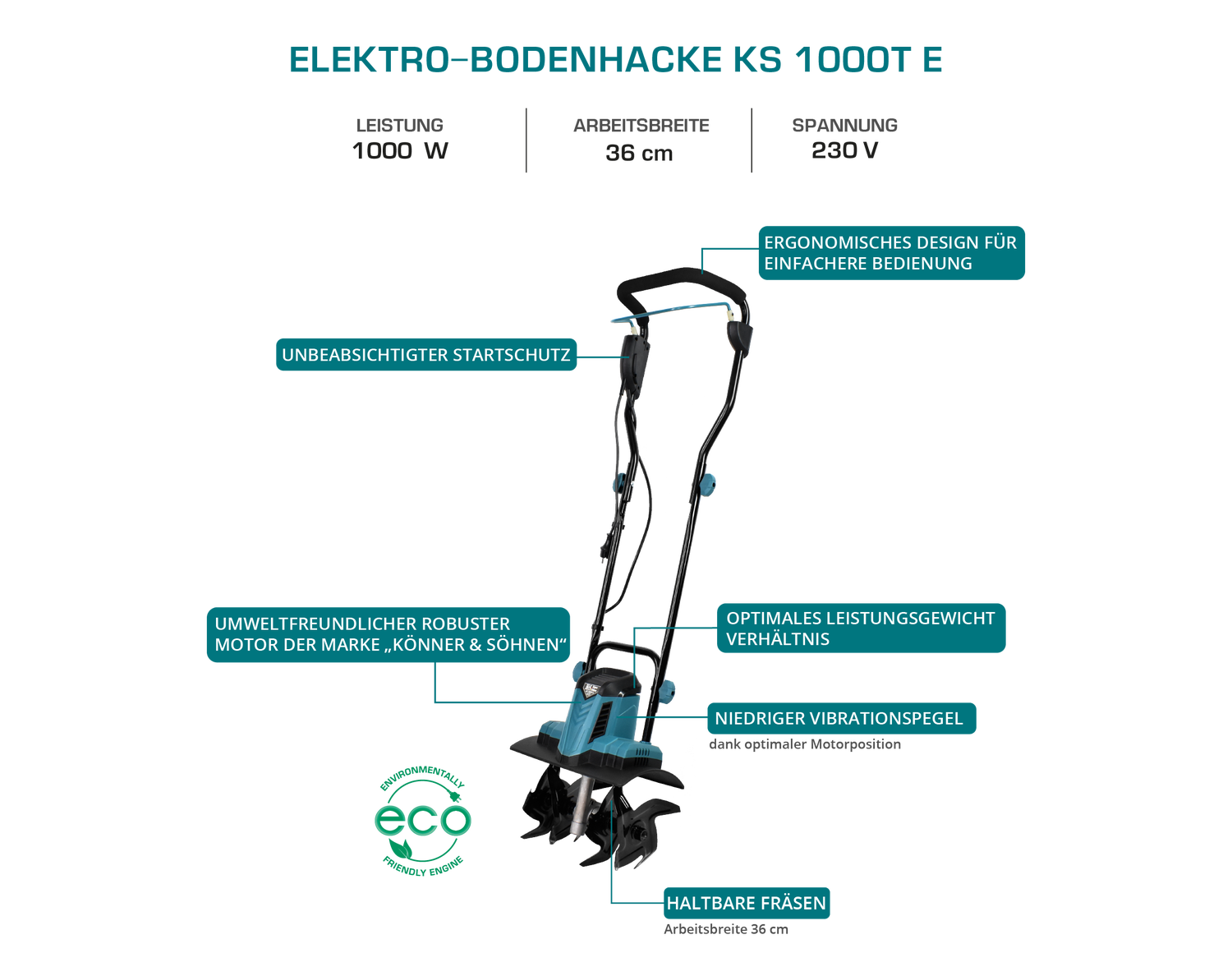 Elektrische frees KS 1000T E