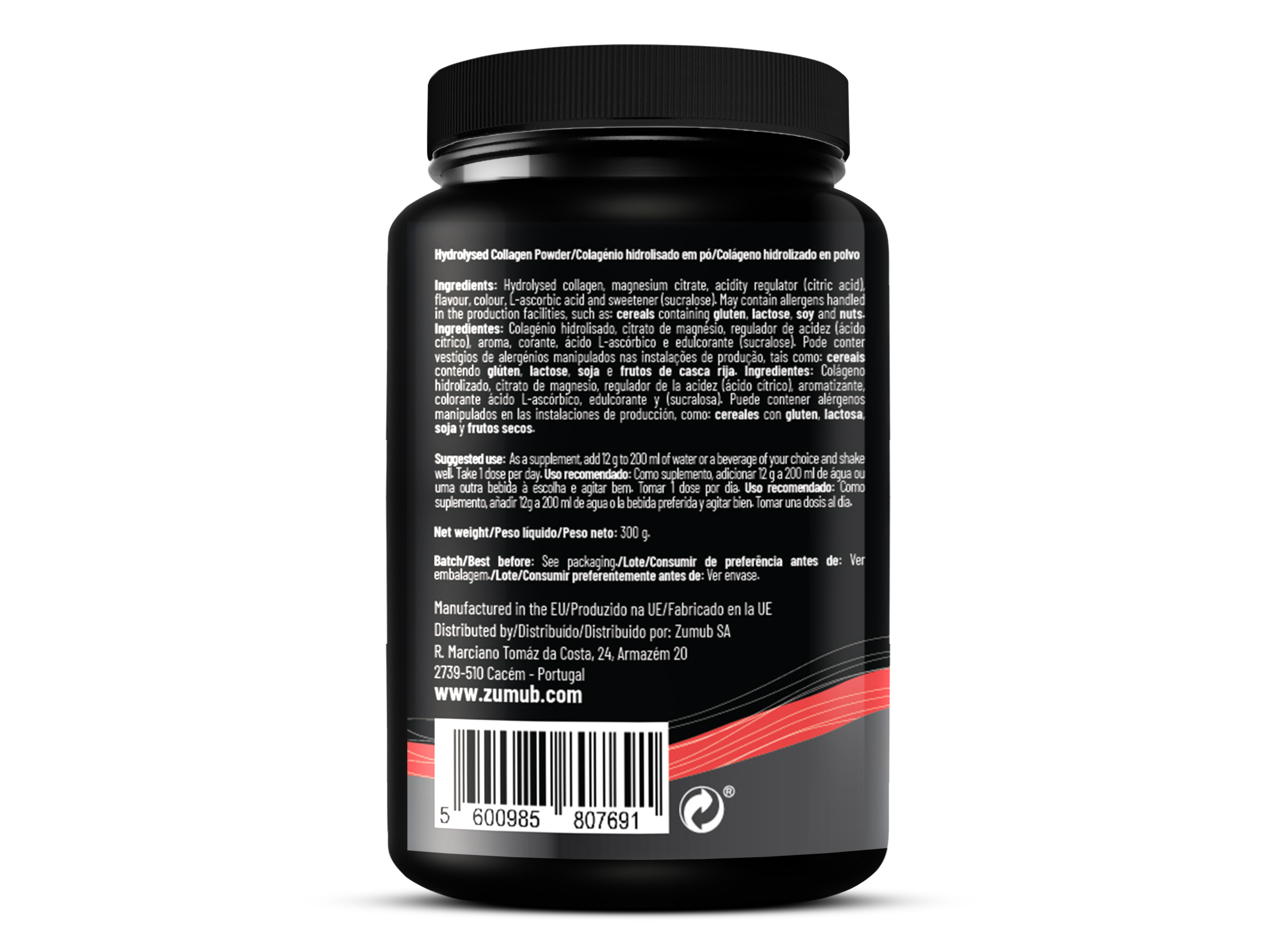 SUPLEMENTO ZUMUB COLAGÉNIO MELANCIA 300G