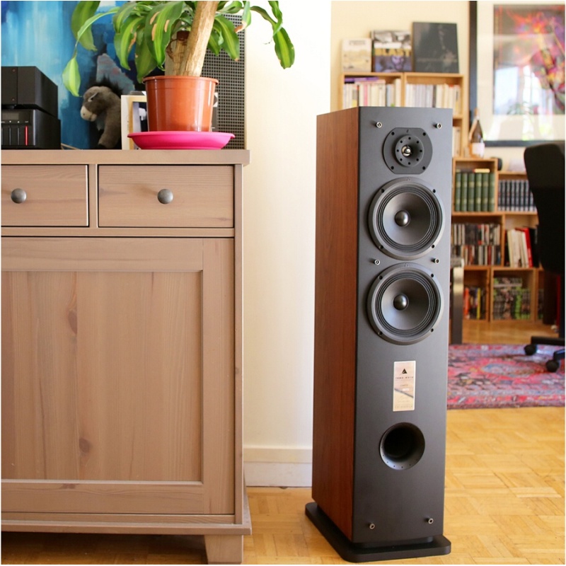 Enceinte colonne Triangle Zerius 902 Cognac vendue à l'unité