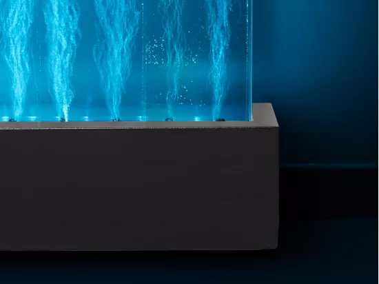 Mur de bulles d'eau - LEDs à couleurs changeantes - H. 122 cm - CECILY
