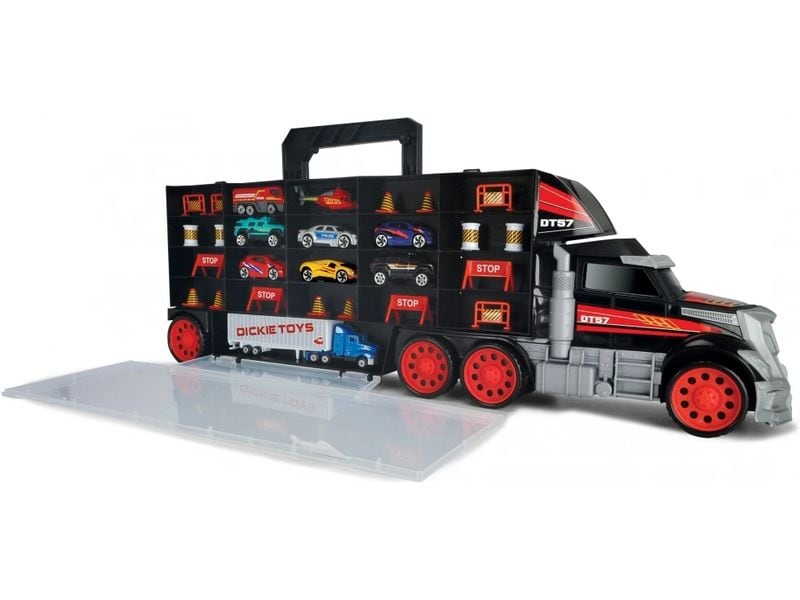 Dickie Toys Lastwagen für 42 Autos Truck Carry Case