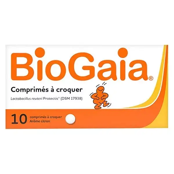 BioGaia Probióticos Lactobacillus Reuteri Protectis Sabor Limão 10 comprimidos