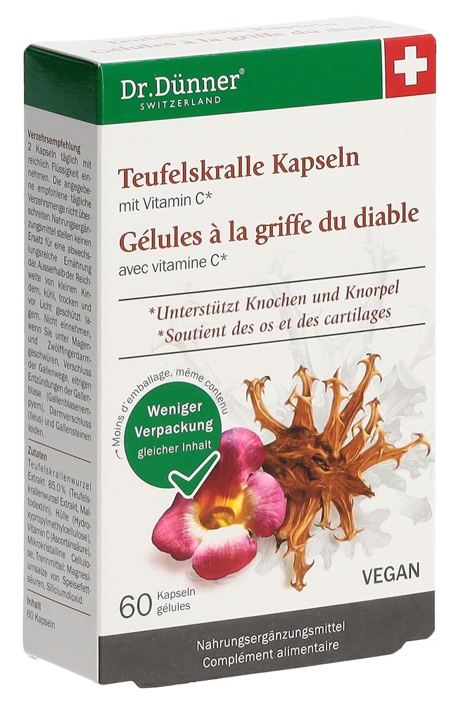 DUENNER Teufelskralle Kaps Ds 60 Stk