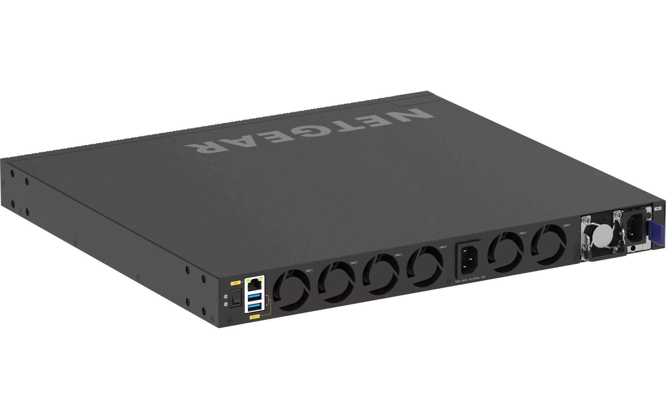 PoE++ Switch AV Line M4350-36X4V 40 Port<br>36x10G/Multi-Gig PoE++ (280W Basis, bis zu 1.760W) und 4xSFP28 25G Managed Switch