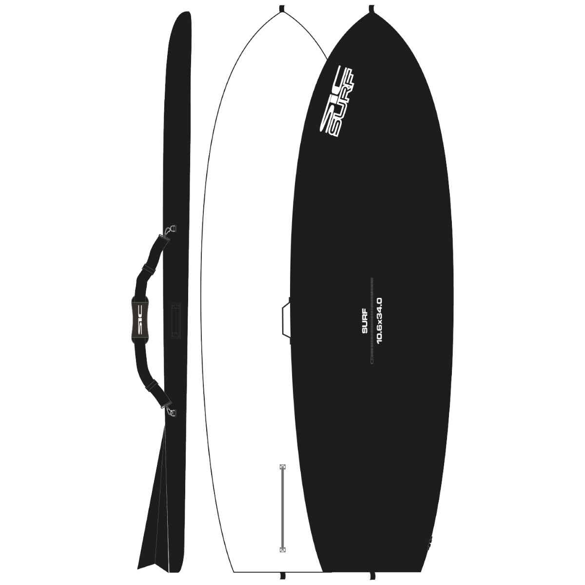 SIC Housse SUP / Surf bag - 10.6x34