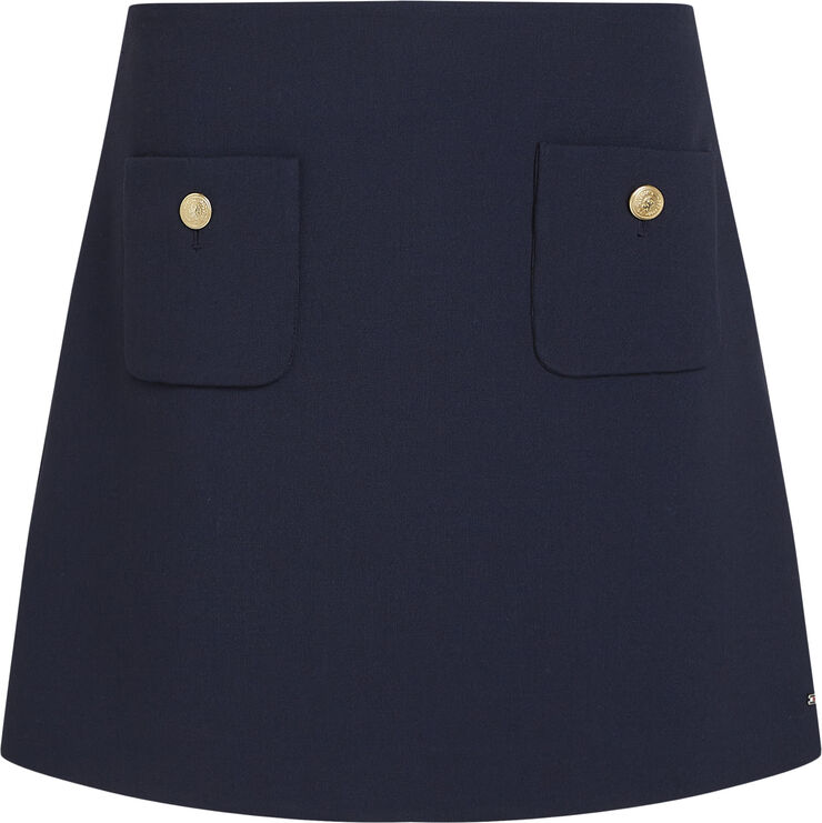 Tommy Hilfiger PUNTO SHORT SKIRT Dark night navy