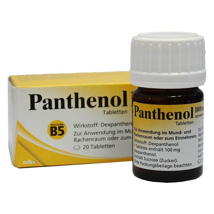 Panthenol 100 mg Jenapharm Tabletten, 20 St