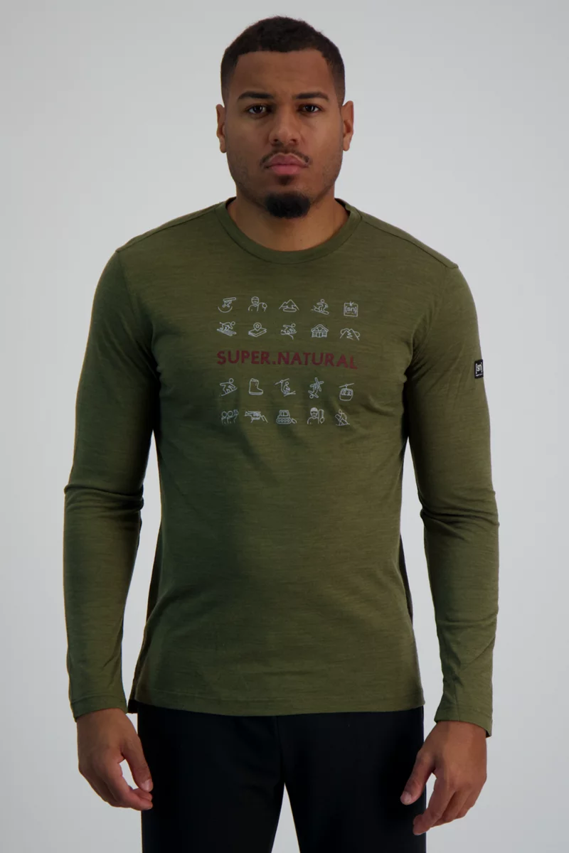 super.natural Icons Herren Longsleeve