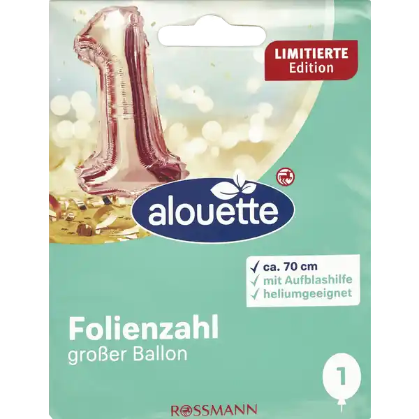 Folienzahl 0 großer Ballon