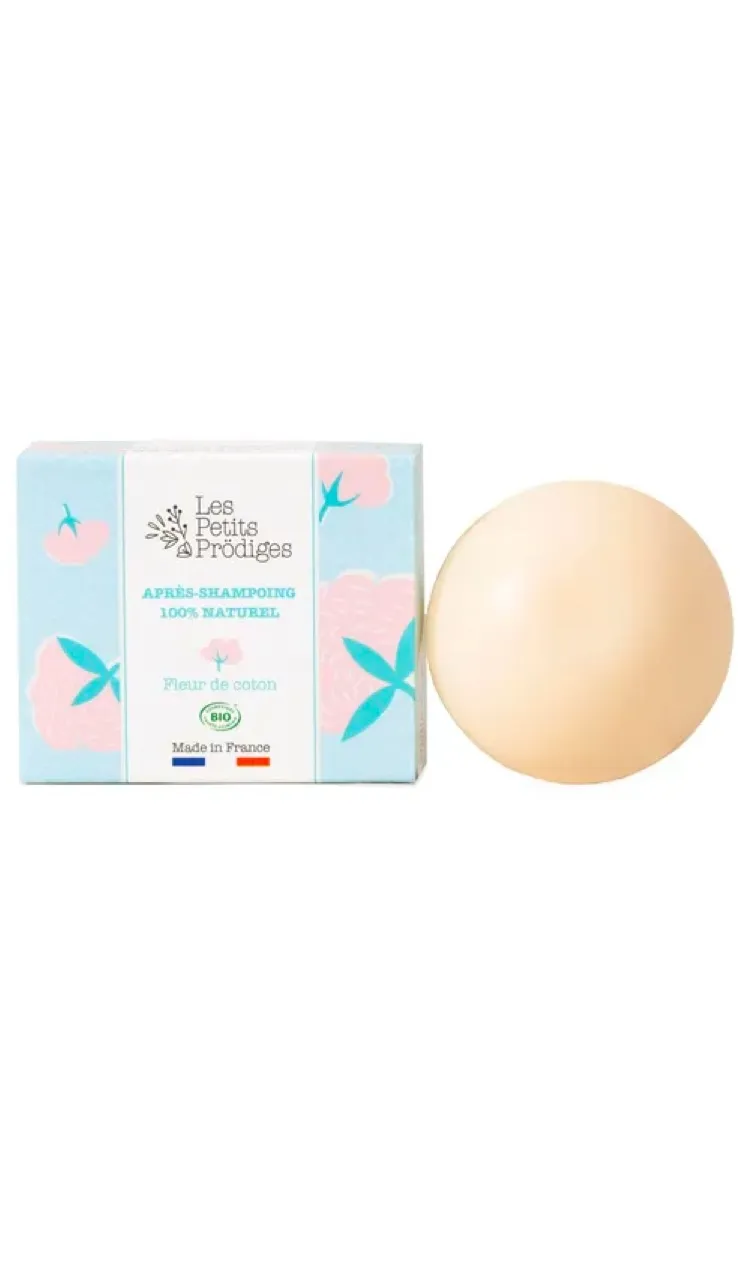 Les Petits Prödiges Après-shampoing solide Fleur de Coton-50 g