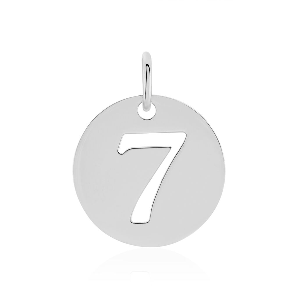 Pendentif Efiso Argent Blanc