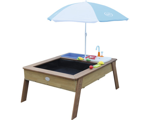 Zand- en watertafel axi Linda hout blauw bruin