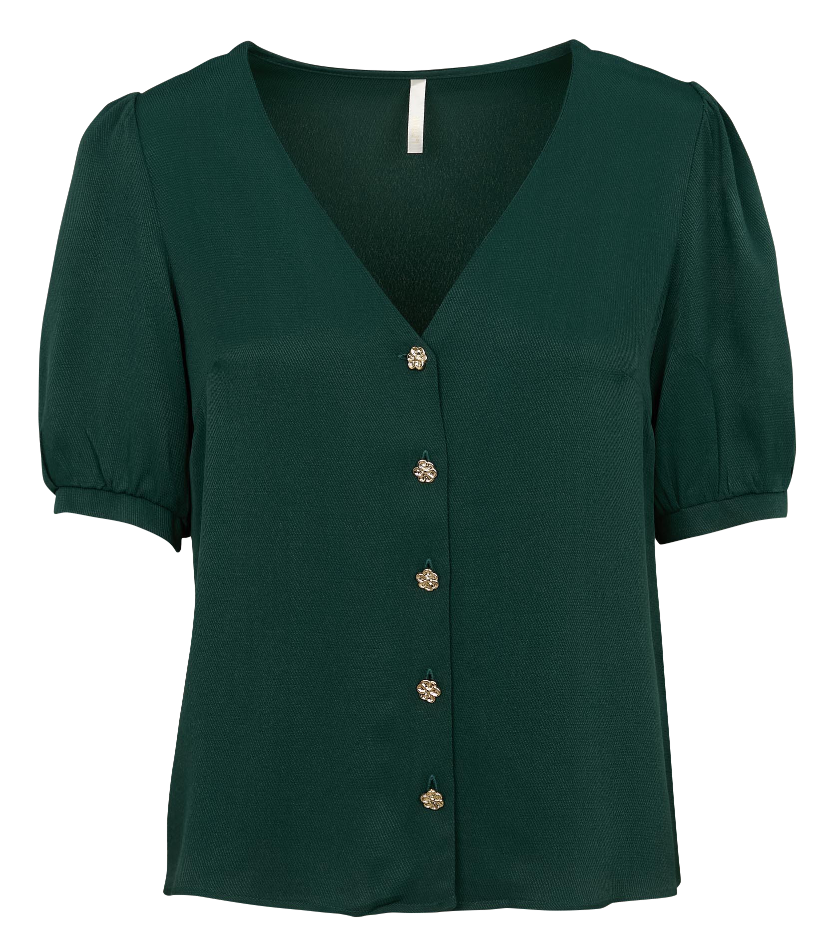 Top col V droit | Vert