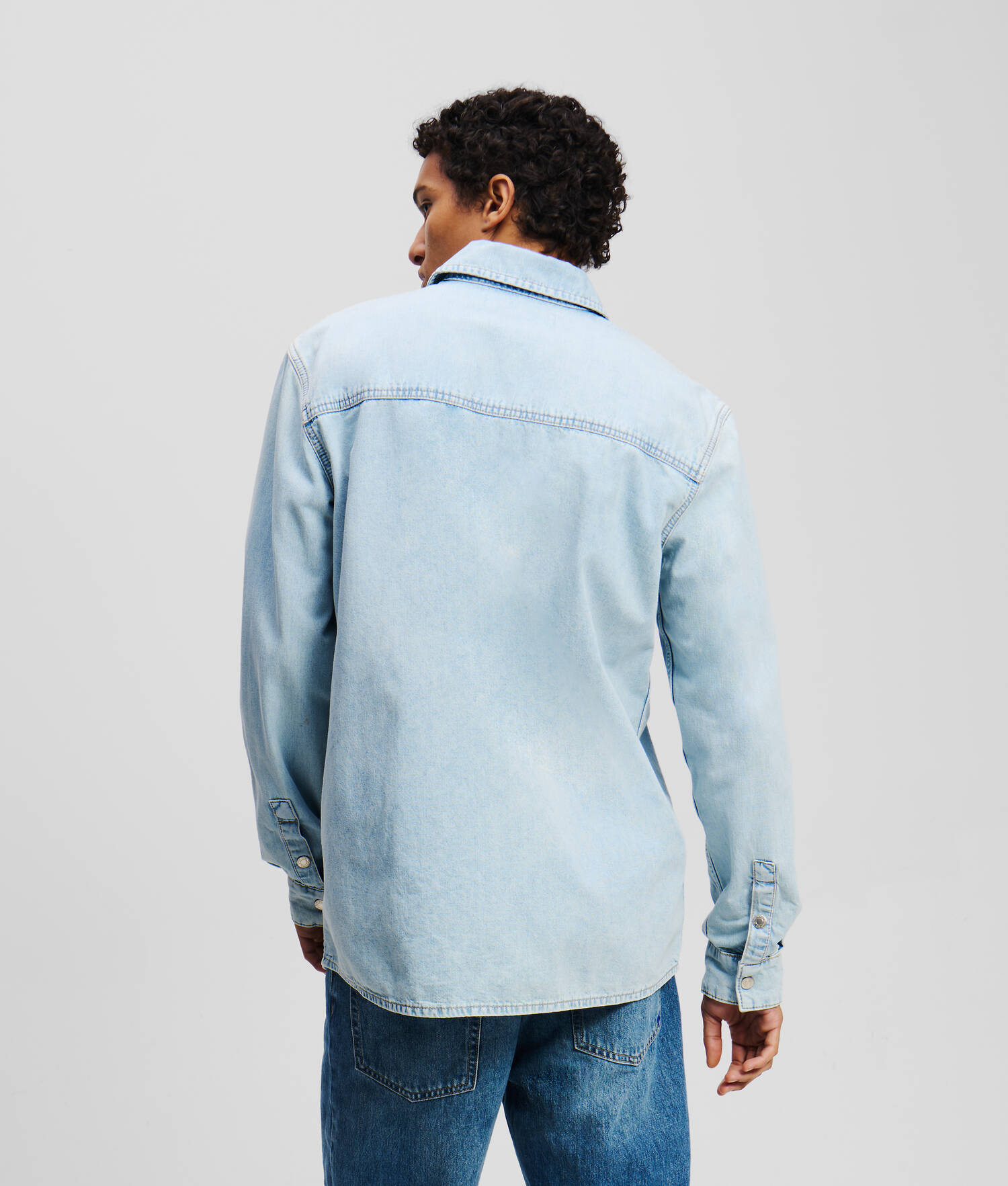 SURCHEMISE EN JEAN - Bleu Clair