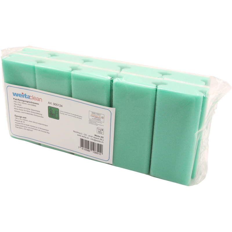 Weitaclean Schwamm, kratzfrei, grün
