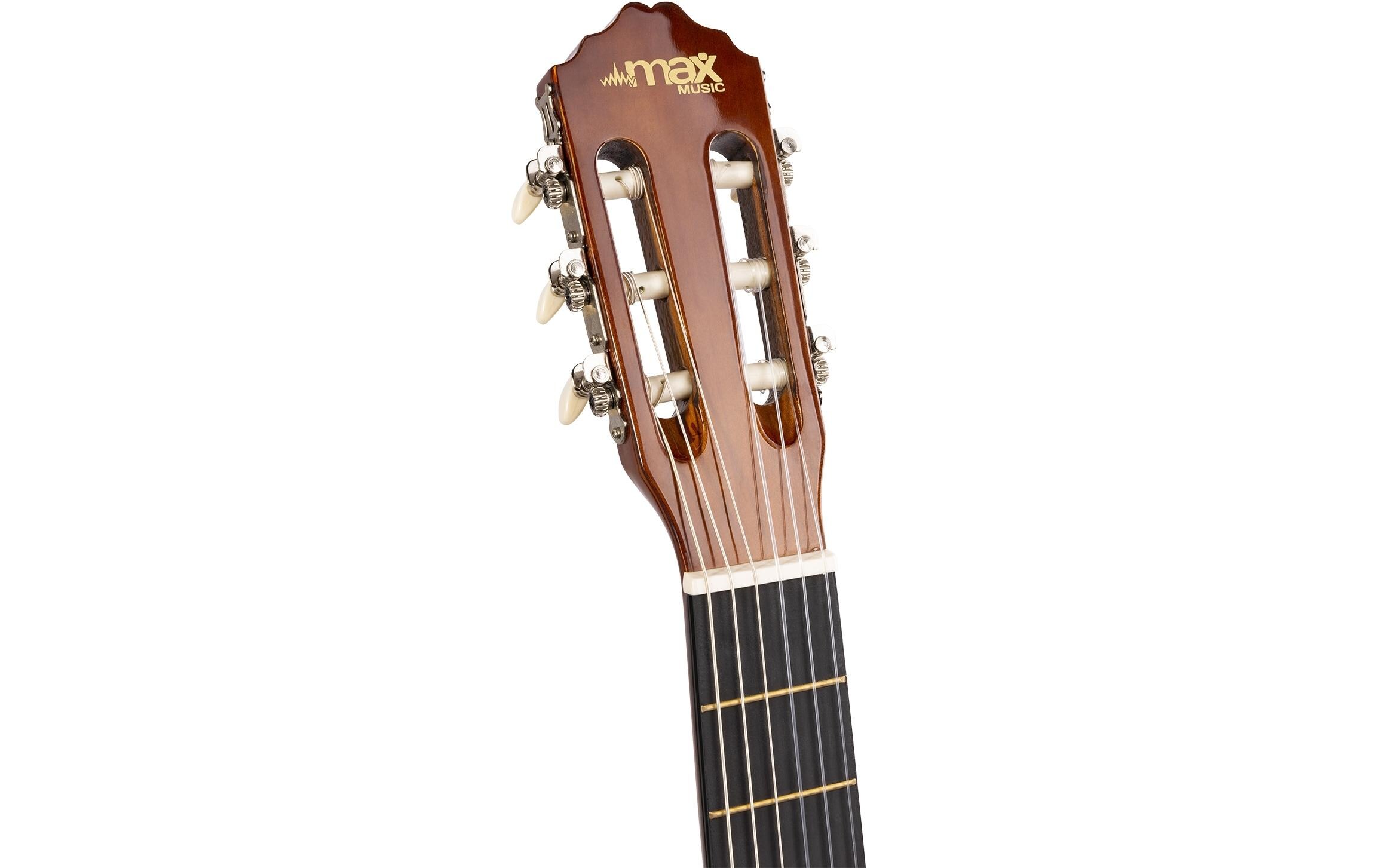 Konzertgitarre SoloArt Set Dark NaturalKlassische Gitarre mit Zubehör