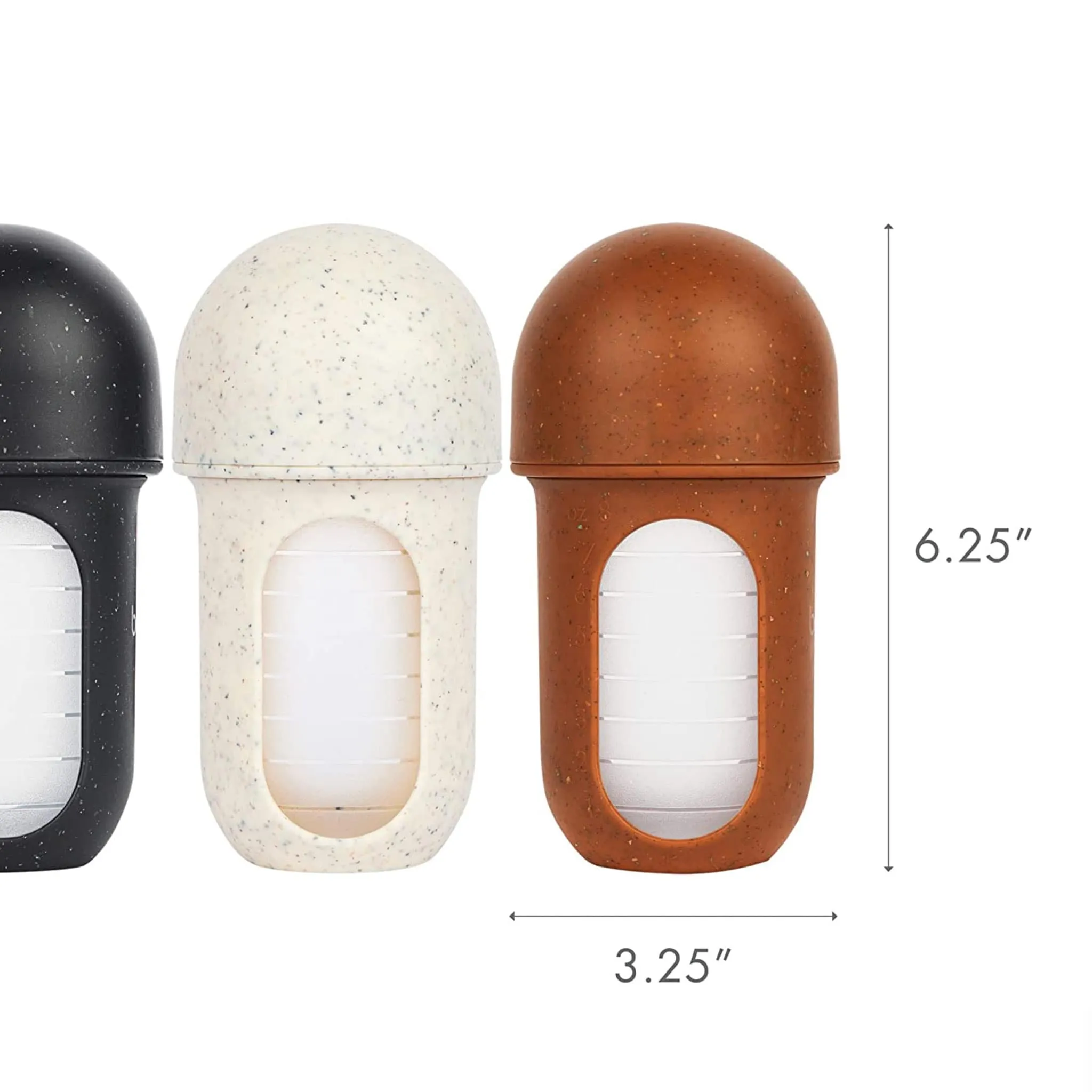 Boon Bouteilles en Silicone Nursh 8oz Paquet de 3
