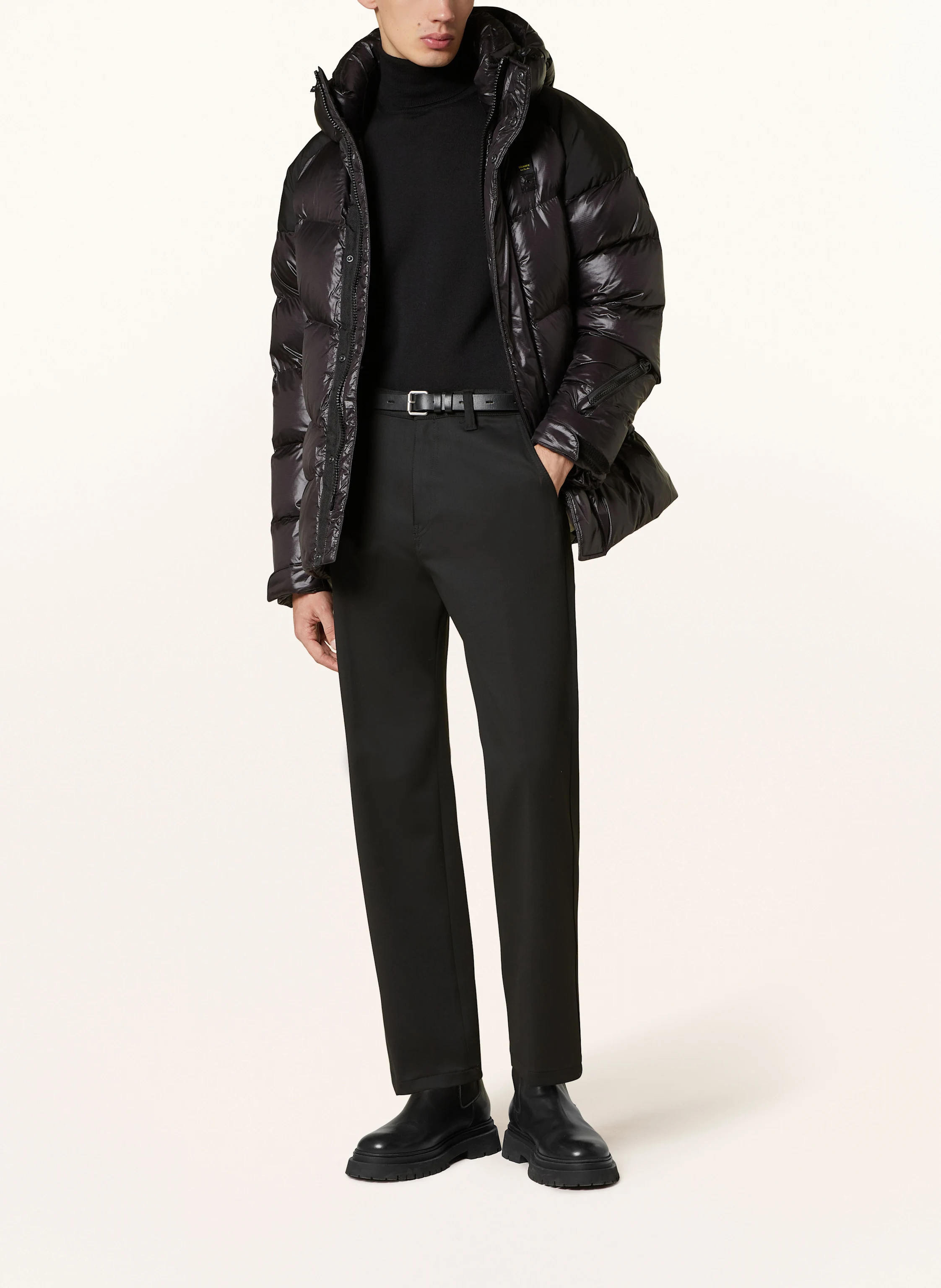Blauer Steppjacke mit DUPONT™ SORONA®-Isolierung