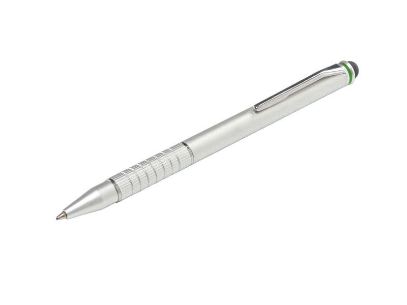 Leitz Eingabestift Stylus 2 in 1 Silber Touchpen mit 2 Funktionen