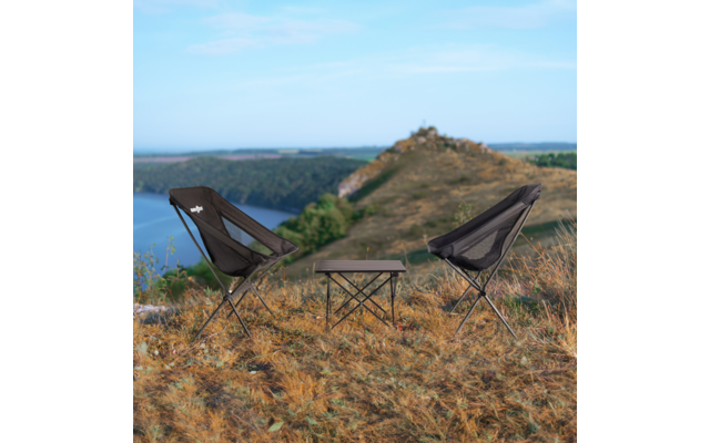 Brunner Orbit Chair L Faltstuhl grau/schwarz