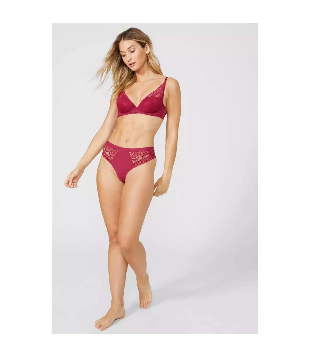 Gorgeous - String - Femme (Rouge foncé) - UTDH5015