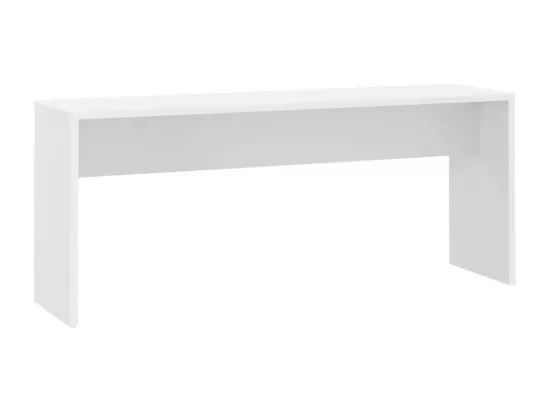 Ensemble à manger 3 pcs Blanc Bois d'ingénierie