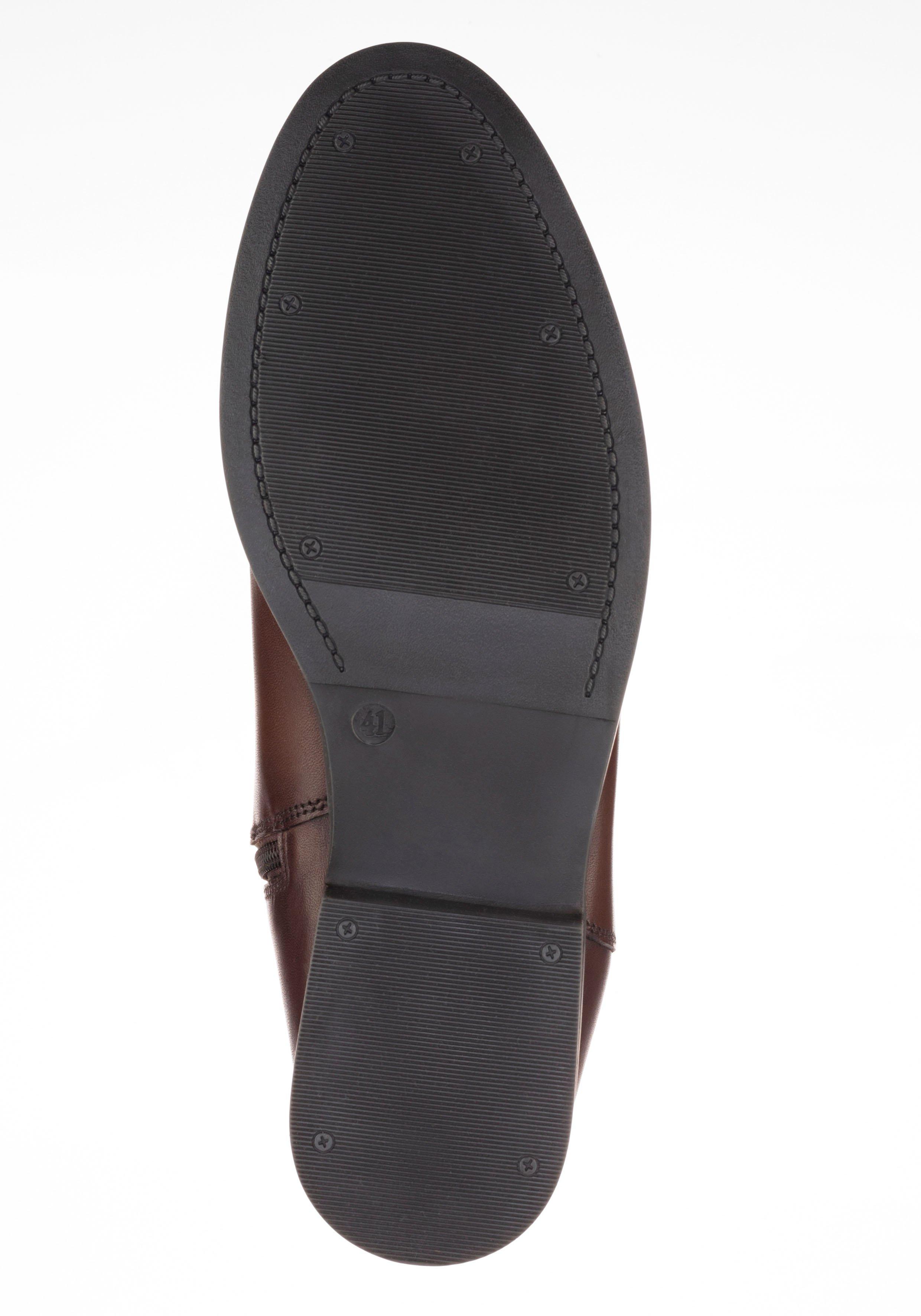 Weitschaftstiefel mit Stretch-Einsatz, in 3 Schaftweiten