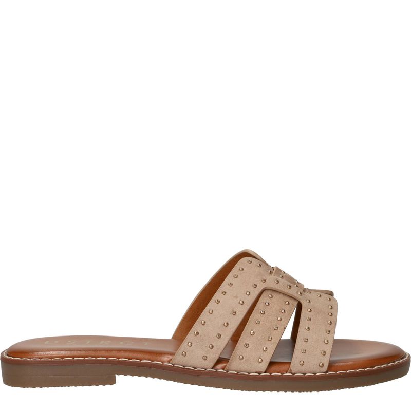 DSTRCT Slippers Beige Dames