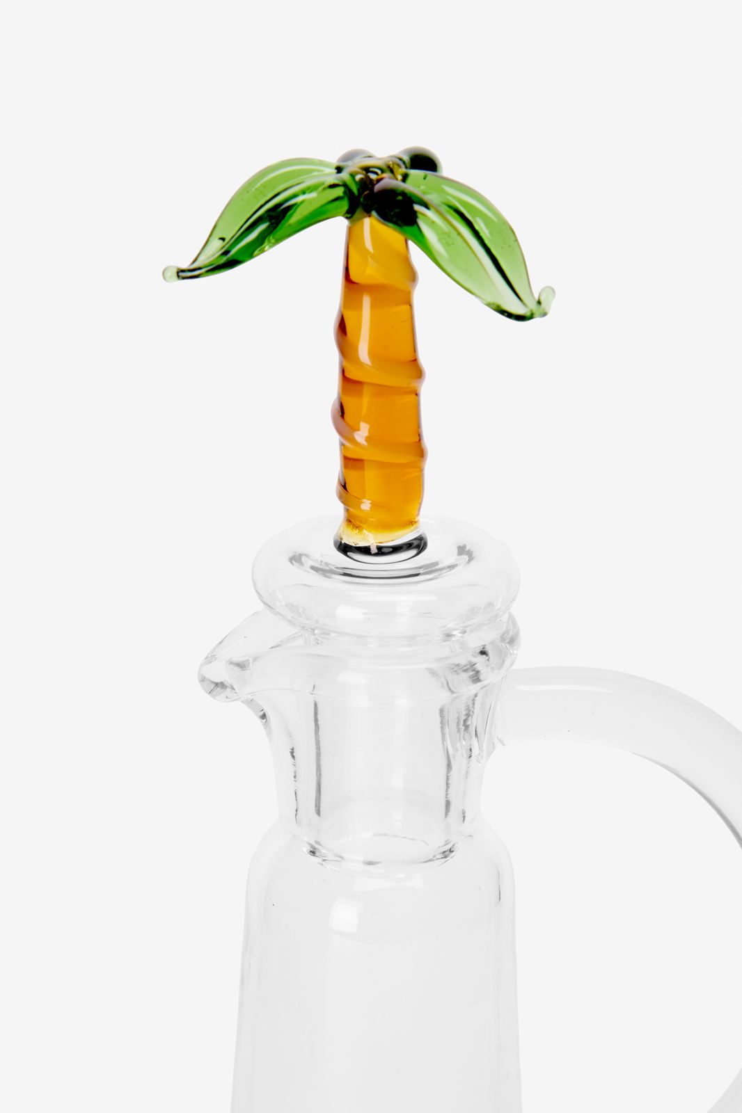 Olie/azijn schenker met palmboom