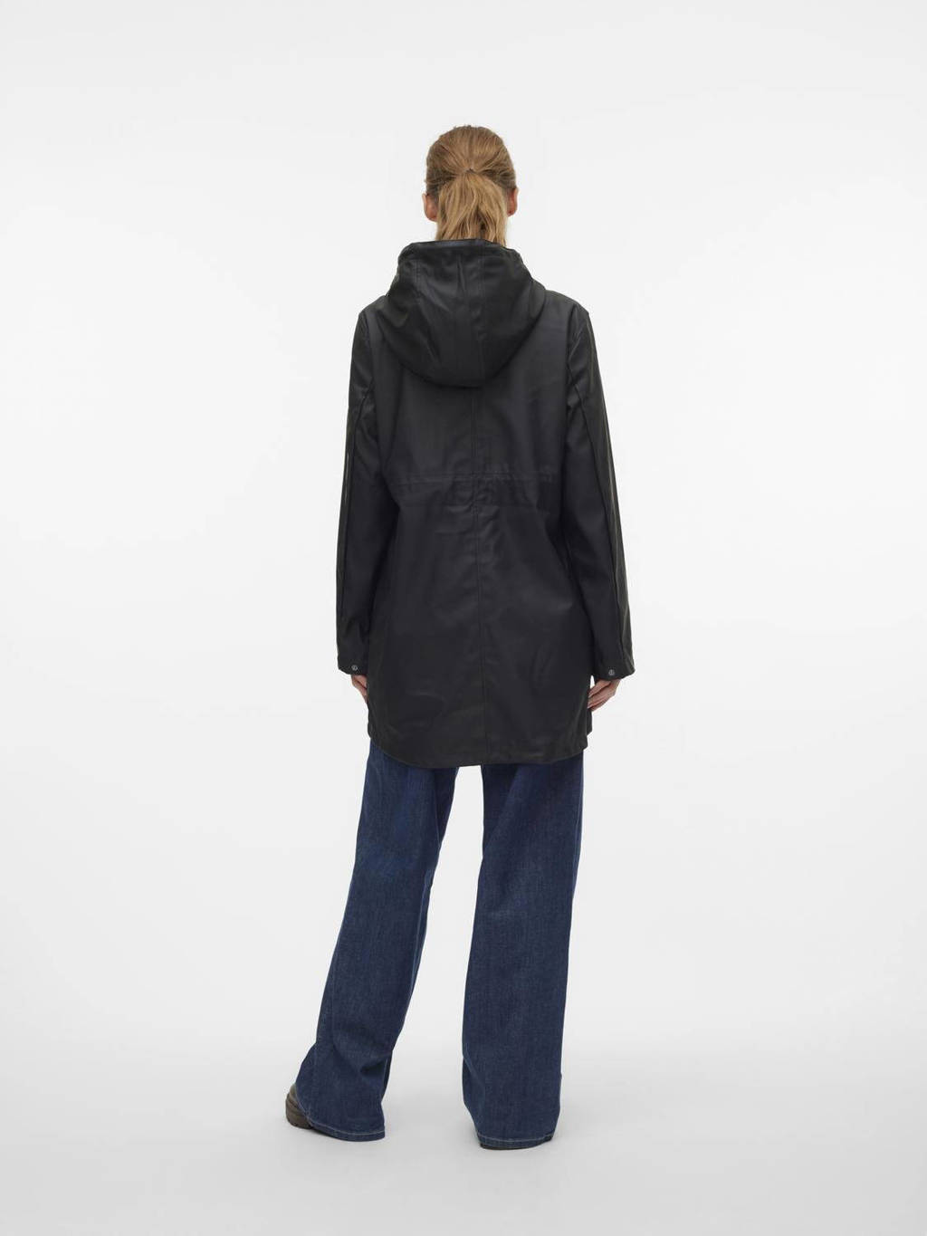 VERO MODA MATERNITY coated zwangerschapsjas VMMMALOU zwart