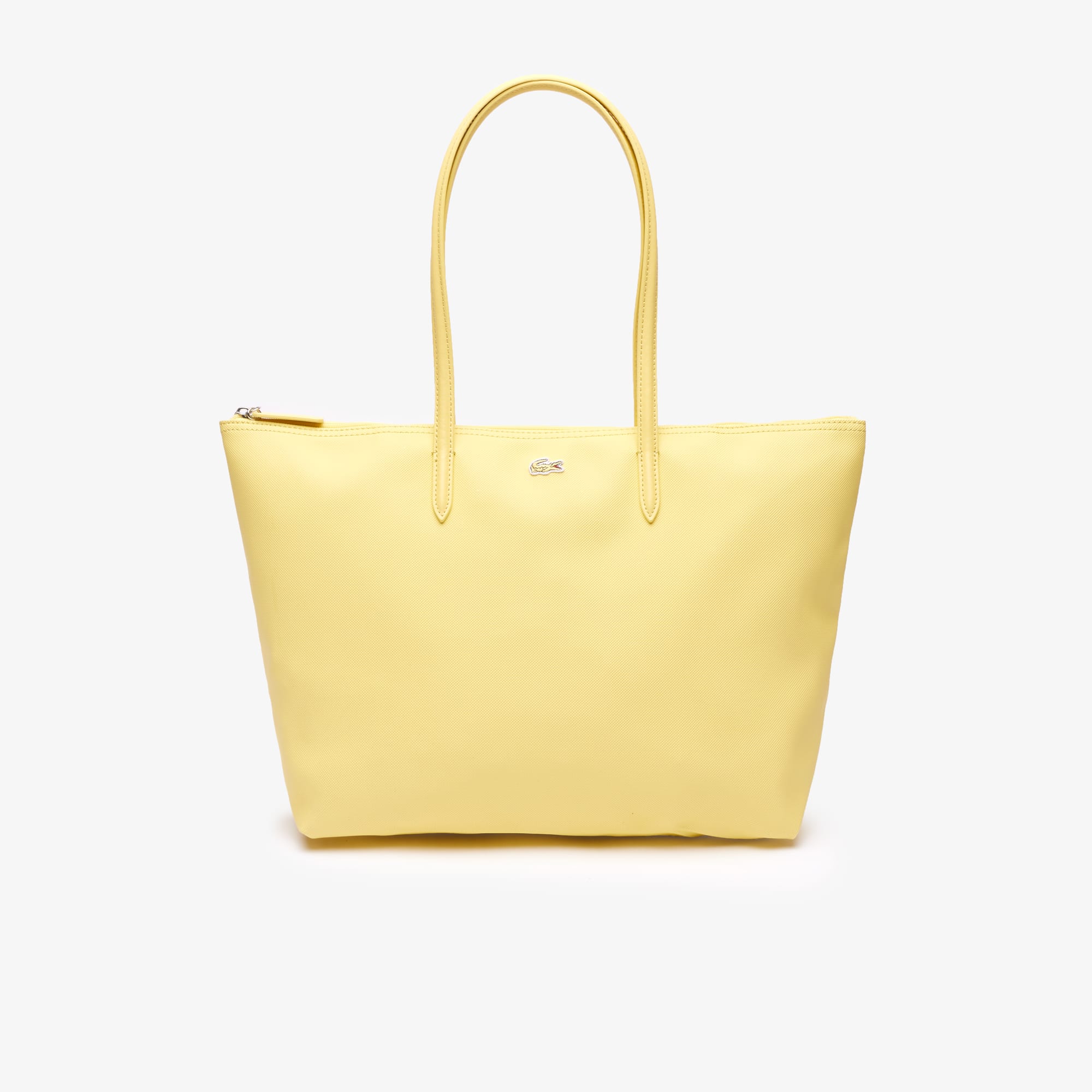 Sac cabas zippé L.12.12 Concept uni Sacs à main & Cabas - Jaune - Lacoste - Femme