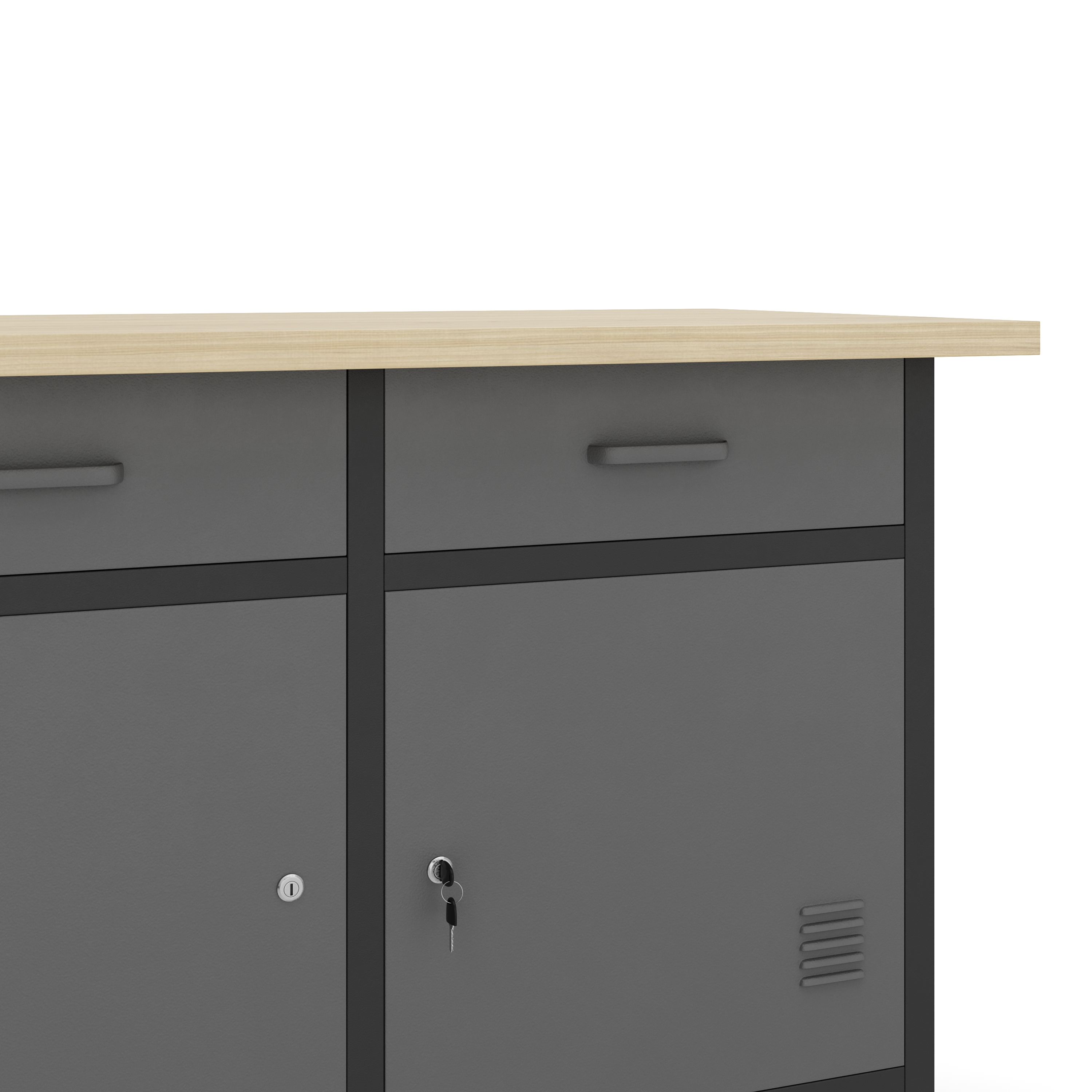 Werkbank mit Unterschrank 120 x 60 cm