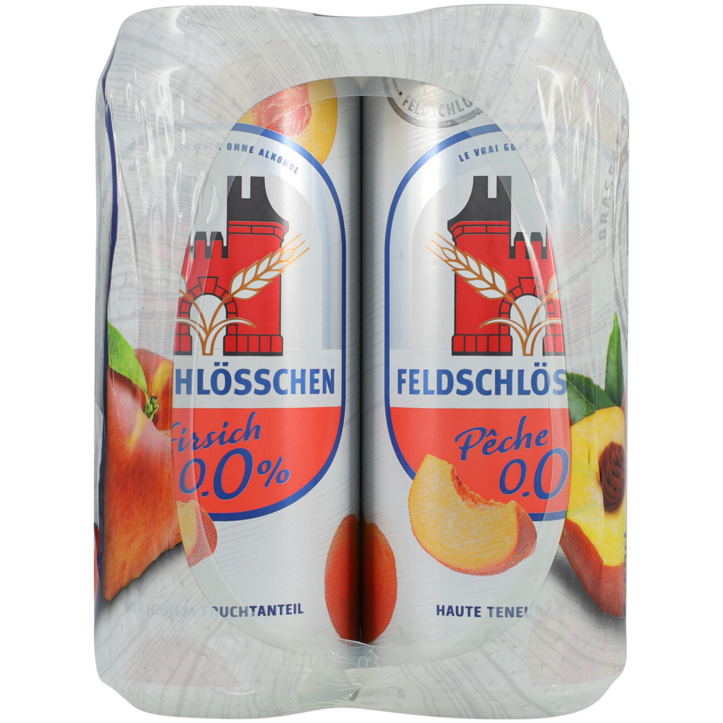Feldschlösschen Panaché 0.0% Pfirsich Alkoholfrei Biermischgetränk 6x50cl -300cl