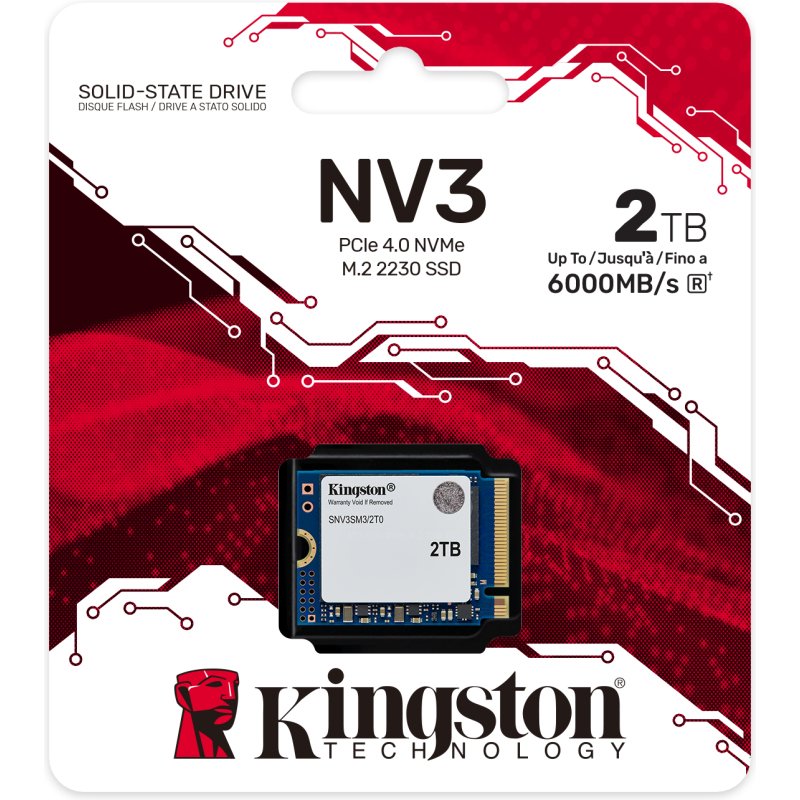 Kingston Technology 2000G NV3 M.2 2230 NVMe SSD