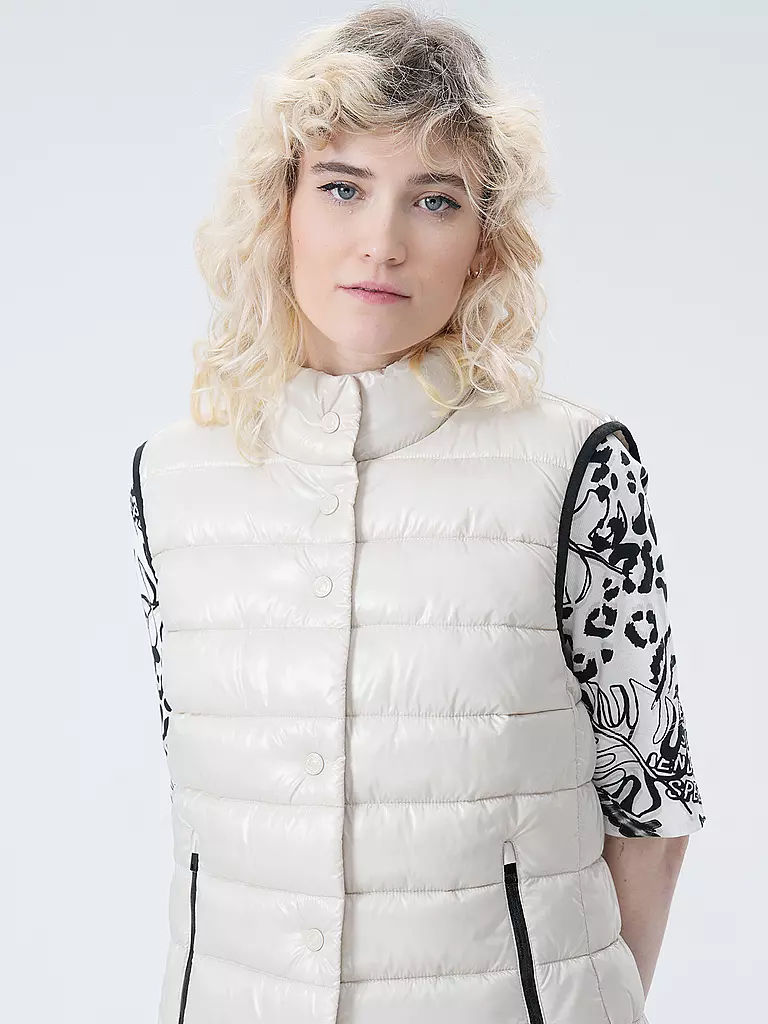 MARC CAIN Steppgilet weiss