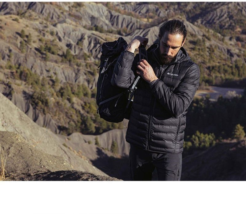 Columbia - Lake 22™ Down Hooded Jacket - Gewatteerde Donsjas - Zwart